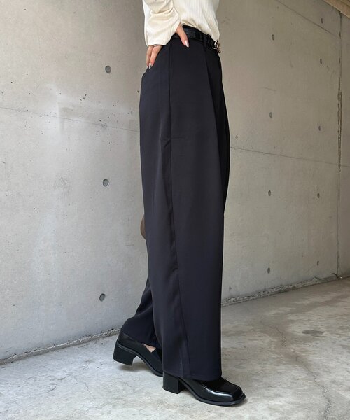 Thevon(ゼボン)の「カーブスラックス(その他パンツ・レディース・ベージュ/ブラウン/ブラック・S/M)」の6枚目の写真