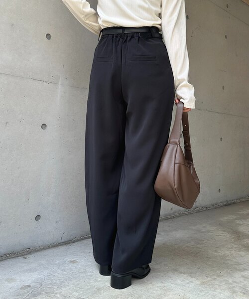 Thevon(ゼボン)の「カーブスラックス(その他パンツ・レディース・ベージュ/ブラウン/ブラック・S/M)」の7枚目の写真