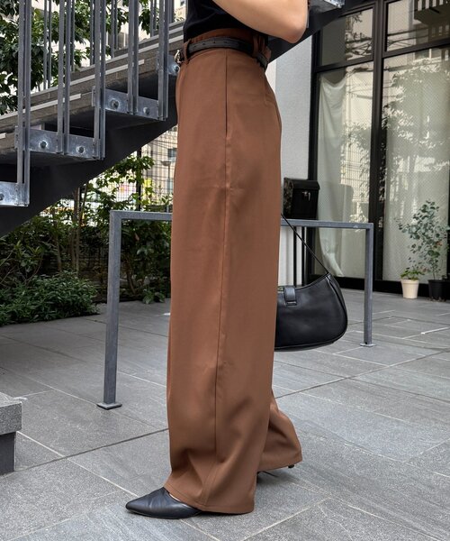 Thevon(ゼボン)の「カーブスラックス(その他パンツ・レディース・ベージュ/ブラウン/ブラック・S/M)」の14枚目の写真