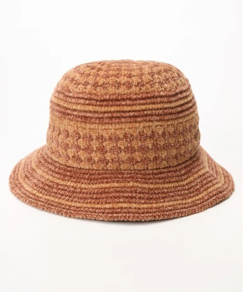 BILLABONG(ビラボン)の「BILLABONG/ビラボン ハット BLOCK CHECK CHENILLE HAT BF014-907(ハット・レディース・ブラック×ホワイト/ブラウン系その他・FREE)」の10枚目の写真