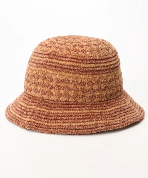 BILLABONG(ビラボン)の「BILLABONG/ビラボン ハット BLOCK CHECK CHENILLE HAT BF014-907(ハット・レディース・ブラック×ホワイト/ブラウン系その他・FREE)」の11枚目の写真