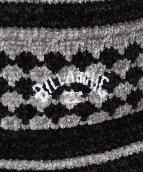 BILLABONG(ビラボン)の「BILLABONG/ビラボン ハット BLOCK CHECK CHENILLE HAT BF014-907(ハット・レディース・ブラック×ホワイト/ブラウン系その他・FREE)」の8枚目の写真