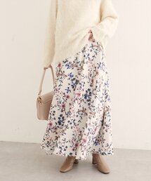 natural couture | フロリエンタルフレアスカート(スカート)