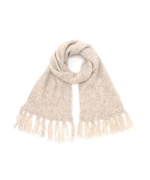 NATURAL BEAUTY BASIC（ナチュラルビューティーベーシック）の「◇メランジミストマフラー（マフラー・レディース・グレー/オフホワイト/ブルー・FREE）」の7枚目の写真