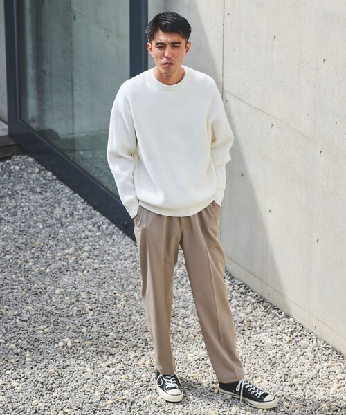 green label relaxing（グリーンレーベルリラクシング）の「TRW W2 ワイド ユーティリティパンツ イージーパンツ -ストレッチ-（その他パンツ・メンズ・モカ/ダークグレー/グレー系・S/M/L/XL）」の4枚目の写真