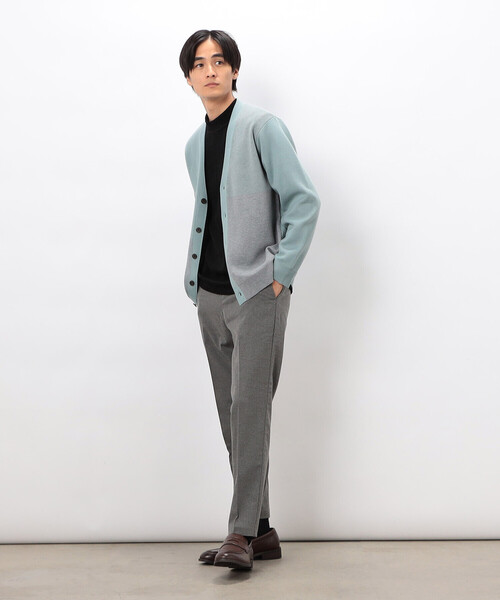 COMME CA ISM(コムサイズム)の「【スマートベーシックパンツ】両面起毛 ストレッチツイル テーパードスラックス(スラックス・メンズ・ブラック/グレー/ベージュ/ネイビー・X-LARGE/LARGE/MEDIUM/SMALL)」の6枚目の写真