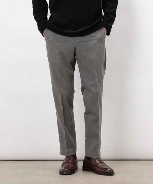 COMME CA ISM(コムサイズム)の「【スマートベーシックパンツ】両面起毛 ストレッチツイル テーパードスラックス(スラックス・メンズ・ブラック/グレー/ベージュ/ネイビー・X-LARGE/LARGE/MEDIUM/SMALL)」の8枚目の写真