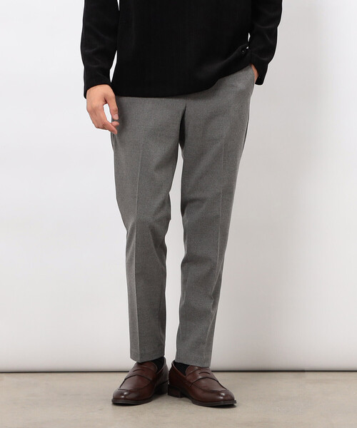 COMME CA ISM(コムサイズム)の「【スマートベーシックパンツ】両面起毛 ストレッチツイル テーパードスラックス(スラックス・メンズ・ブラック/グレー/ベージュ/ネイビー・X-LARGE/LARGE/MEDIUM/SMALL)」の9枚目の写真