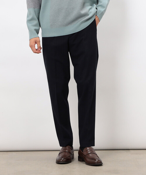 COMME CA ISM(コムサイズム)の「【スマートベーシックパンツ】両面起毛 ストレッチツイル テーパードスラックス(スラックス・メンズ・ブラック/グレー/ベージュ/ネイビー・X-LARGE/LARGE/MEDIUM/SMALL)」の15枚目の写真