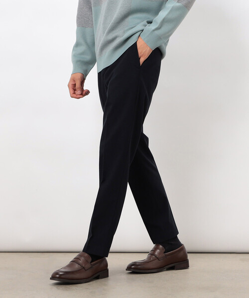 COMME CA ISM(コムサイズム)の「【スマートベーシックパンツ】両面起毛 ストレッチツイル テーパードスラックス(スラックス・メンズ・ブラック/グレー/ベージュ/ネイビー・X-LARGE/LARGE/MEDIUM/SMALL)」の16枚目の写真