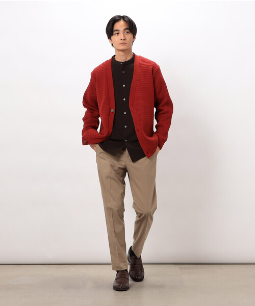 COMME CA ISM(コムサイズム)の「【スマートベーシックパンツ】両面起毛 ストレッチツイル テーパードスラックス(スラックス・メンズ・ブラック/グレー/ベージュ/ネイビー・X-LARGE/LARGE/MEDIUM/SMALL)」の22枚目の写真