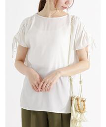 Te chichi（テチチ）の「半袖ブラウス（シャツ/ブラウス）」