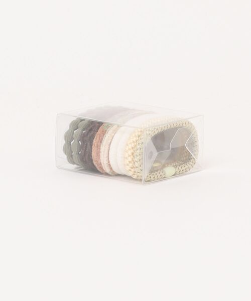 LOWRYS FARM（ローリーズファーム）の「10セットヘアゴム 598334（ヘアゴム・レディース・ブラック/カーキ/ブラウン・FREE）」の4枚目の写真