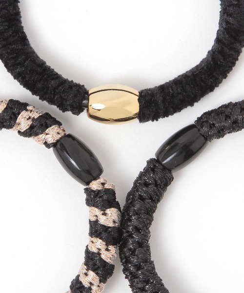 LOWRYS FARM（ローリーズファーム）の「10セットヘアゴム 598334（ヘアゴム・レディース・ブラック/カーキ/ブラウン・FREE）」の9枚目の写真