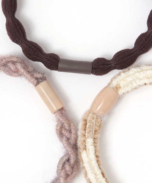 LOWRYS FARM（ローリーズファーム）の「10セットヘアゴム 598334（ヘアゴム・レディース・ブラック/カーキ/ブラウン・FREE）」の10枚目の写真