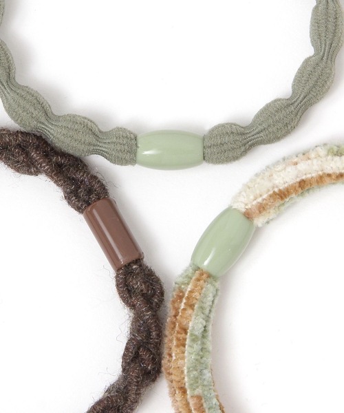 LOWRYS FARM（ローリーズファーム）の「10セットヘアゴム 598334（ヘアゴム・レディース・ブラック/カーキ/ブラウン・FREE）」の12枚目の写真