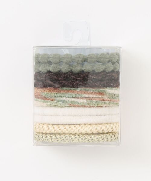 LOWRYS FARM（ローリーズファーム）の「10セットヘアゴム 598334（ヘアゴム・レディース・ブラック/カーキ/ブラウン・FREE）」の7枚目の写真