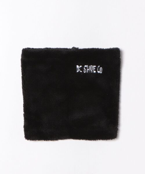 DC SHOES(ディーシーシューズ)の「25 BOA REV NECK GAIT /DCロゴワンポイントドローコード付きリバーシブルフリースネックウォーマー(ネックウォーマー/スヌード・メンズ・ホワイト×ゴールド/ブラック系その他・FREE)」の1枚目の写真