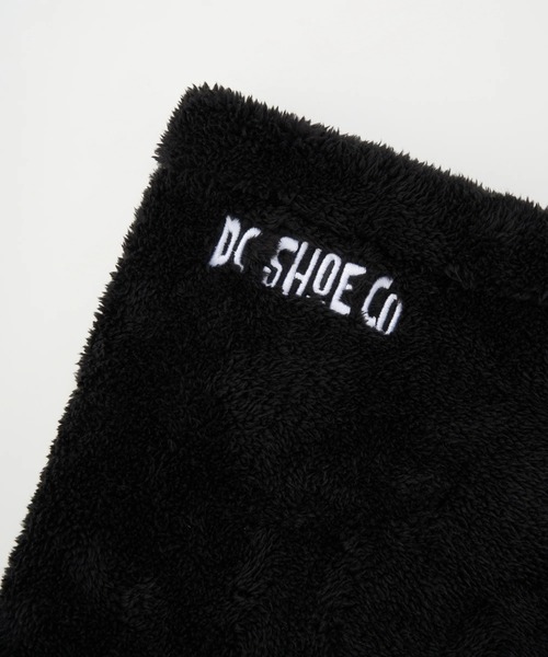 DC SHOES(ディーシーシューズ)の「25 BOA REV NECK GAIT /DCロゴワンポイントドローコード付きリバーシブルフリースネックウォーマー(ネックウォーマー/スヌード・メンズ・ホワイト×ゴールド/ブラック系その他・FREE)」の3枚目の写真