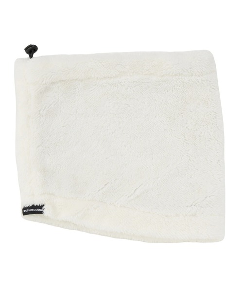 DC SHOES(ディーシーシューズ)の「25 BOA REV NECK GAIT /DCロゴワンポイントドローコード付きリバーシブルフリースネックウォーマー(ネックウォーマー/スヌード・メンズ・ホワイト×ゴールド/ブラック系その他・FREE)」の6枚目の写真