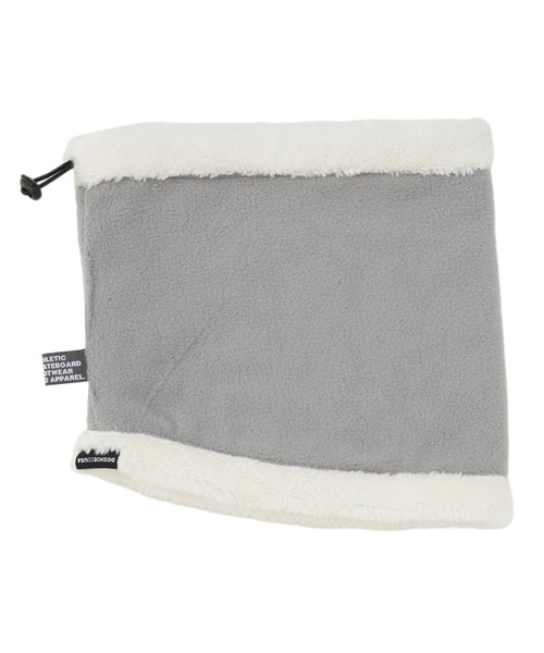 DC SHOES(ディーシーシューズ)の「25 BOA REV NECK GAIT /DCロゴワンポイントドローコード付きリバーシブルフリースネックウォーマー(ネックウォーマー/スヌード・メンズ・ホワイト×ゴールド/ブラック系その他・FREE)」の8枚目の写真