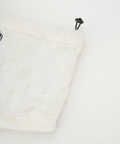 DC SHOES(ディーシーシューズ)の「25 BOA REV NECK GAIT /DCロゴワンポイントドローコード付きリバーシブルフリースネックウォーマー(ネックウォーマー/スヌード・メンズ・ホワイト×ゴールド/ブラック系その他・FREE)」の10枚目の写真