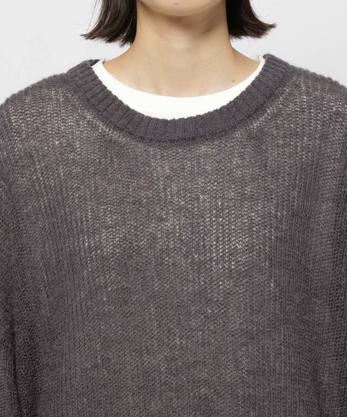 アルパカウールMIXニットプルオーバー（ニット/セーター）｜niko