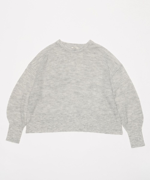 niko and（ニコアンド）の「アルパカウールMIXニットプルオーバー