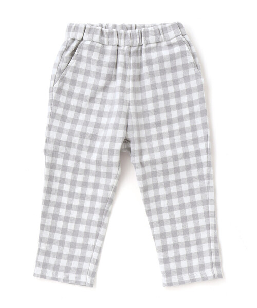 BeBe(ベベ)の「【お揃い】ネルギンガムチェックロングパンツ(80~100cm)(その他ベビーウェア・キッズ・ブラック系その他/グレー系その他・100cm/80cm/90cm)」の7枚目の写真