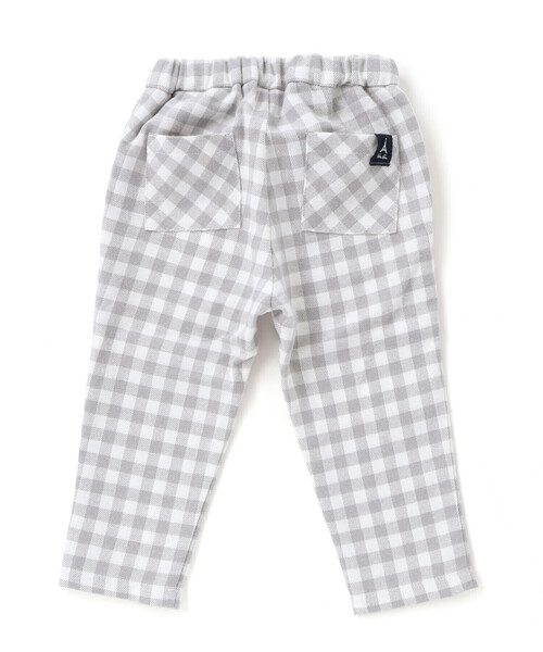 BeBe(ベベ)の「【お揃い】ネルギンガムチェックロングパンツ(80~100cm)(その他ベビーウェア・キッズ・ブラック系その他/グレー系その他・100cm/80cm/90cm)」の8枚目の写真