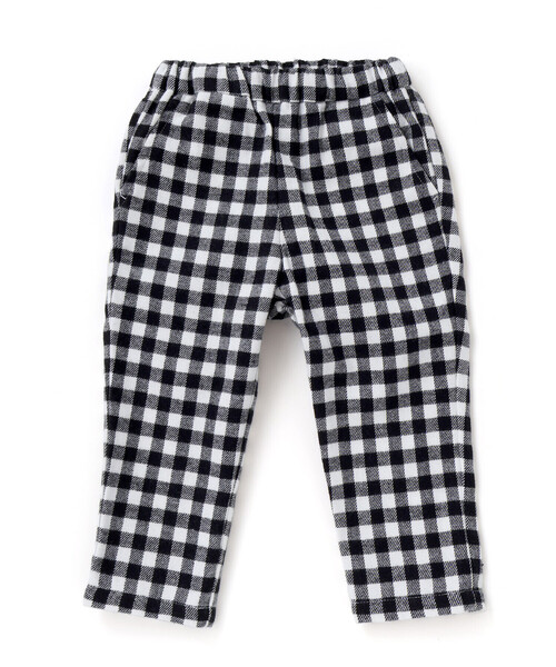 BeBe(ベベ)の「【お揃い】ネルギンガムチェックロングパンツ(80~100cm)(その他ベビーウェア・キッズ・ブラック系その他/グレー系その他・100cm/80cm/90cm)」の9枚目の写真