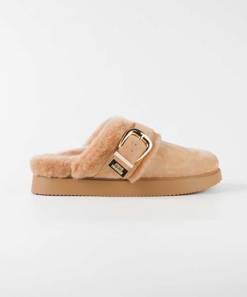 STEVE MADDEN（スティーブマデン）の「ファーバックルサボ/S.MADDEN COZYUP-VA（スリッポン・レディース・タン/ブラック・22.5cm/23.0cm/23.5cm/23.5-24/24.0cm/24.5cm）」の11枚目の写真