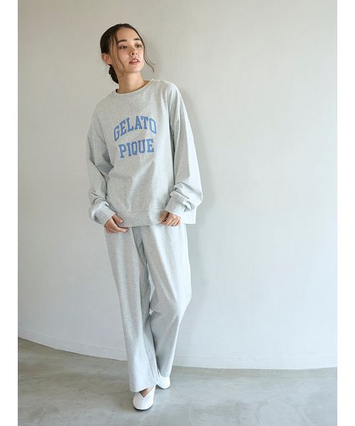 カレッジロゴロンT（ルームウェア/パジャマ）｜gelato pique