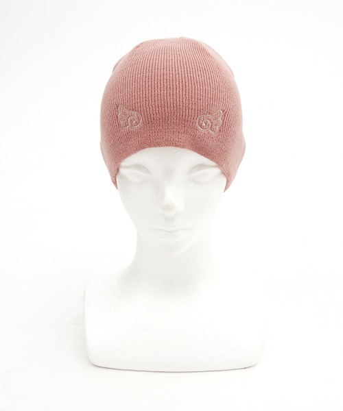 セール】an meets zakka 天使の羽ラメ刺繍ニットビーニー（ニット