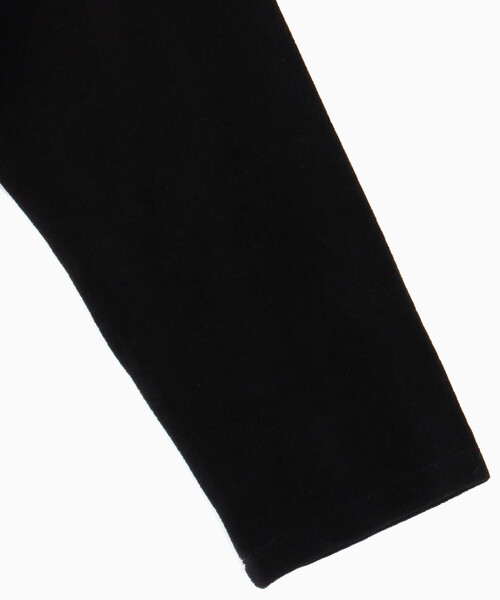 BASERANGE（ベースレンジ）の「Baserange/ベースレンジ TRE SWEATSHIRT / PUTR-VE-WI25 / Vネック ベロアトップ（Tシャツ/カットソー・レディース・ブラック・SMALL）」の7枚目の写真