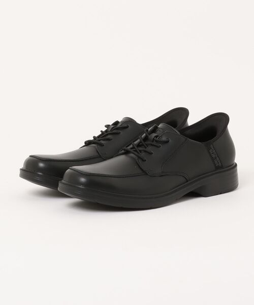 SKECHERS(スケッチャーズ)の「SKECHERS スケッチャーズ SLIP-INS スリップインズ CASWELL-ALFIE【軽量】メンズビジネスシューズ Uチップ ゴムひも(キャスウェル) 205220(ドレスシューズ・メンズ・ブラック・25.0cm/25.5cm/26.0cm/26.5cm/27.0cm/27.5cm/28.0cm/29.0cm/29.5cm)」の1枚目の写真