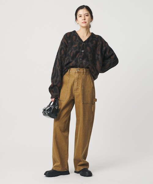 BEAUTY&YOUTH UNITED ARROWS（ビューティーアンドユースユナイテッドアローズ）の「コットンデニム ペインターパンツ（デニムパンツ・レディース・オフホワイト/ベージュ・M/S）」の8枚目の写真