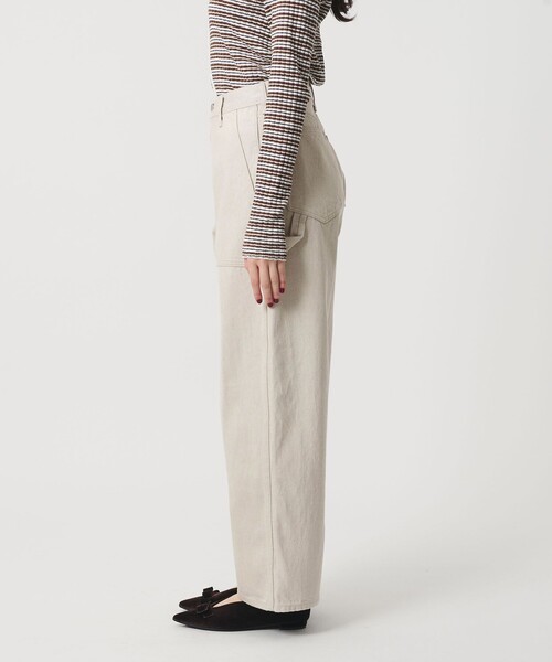 BEAUTY&YOUTH UNITED ARROWS（ビューティーアンドユースユナイテッドアローズ）の「コットンデニム ペインターパンツ（デニムパンツ・レディース・オフホワイト/ベージュ・M/S）」の10枚目の写真