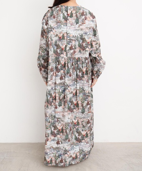 【新品未使用】l'atelier du savon 思い出プリントワンピース 新品未使用】l'atelier du savon 思い出プリントワンピース - メルカリ