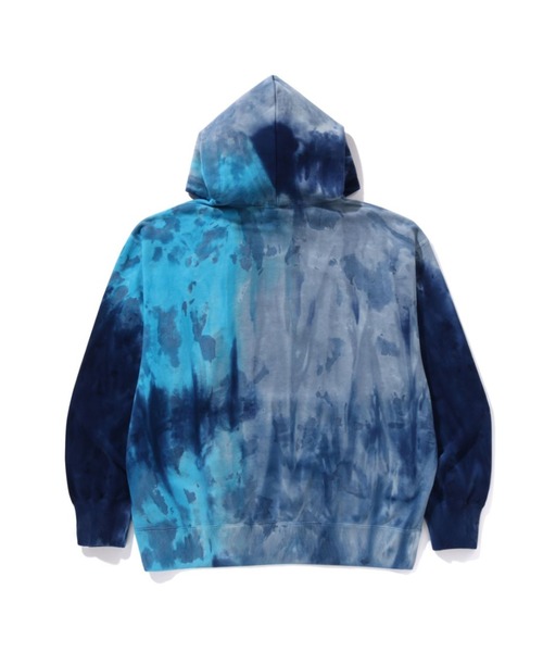 セール】ICE DYE BAPE RELAXED FIT PULLOVER HOODIE（パーカー）｜A