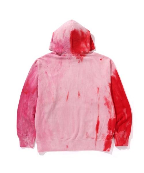 セール】ICE DYE BAPE RELAXED FIT PULLOVER HOODIE（パーカー）｜A