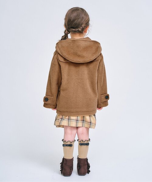apres les cours（アプレレクール）の「【ジュニア対応】ダッフルコート（ダッフルコート・キッズ・ネイビー/キャメル・100/140/130/120/110/90/80）」の4枚目の写真