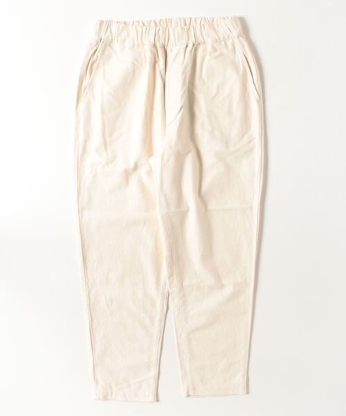 quadro(クオドロ)の「コットンフランネルイージーテーパード(その他パンツ・レディース・キナリ/ネイビー・FREE)」の1枚目の写真