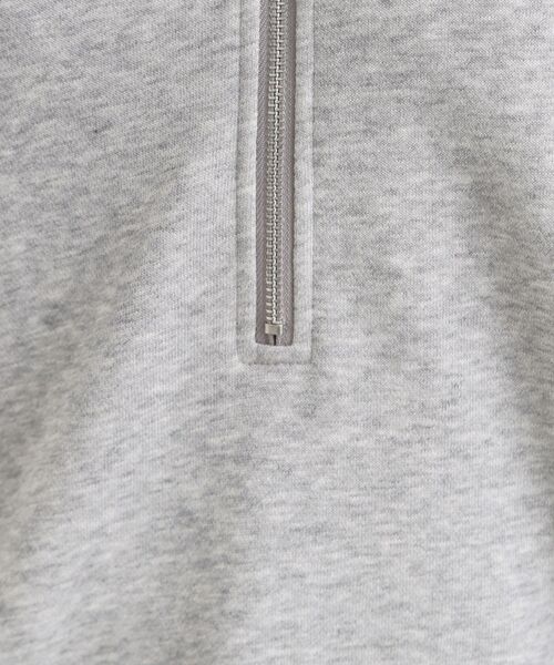 Cutie Blonde（キューティーブロンド）の「8色の選べる楽しさ ハーフジップ オーバーサイズスウェット（スウェット・レディース・アイボリー/グレー/チャコールグレー/オレンジ/パープル/ブルー系その他/ライトイエロー系/ダークブラウン・00）」の16枚目の写真