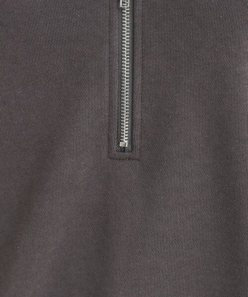 Cutie Blonde（キューティーブロンド）の「8色の選べる楽しさ ハーフジップ オーバーサイズスウェット（スウェット・レディース・アイボリー/グレー/チャコールグレー/オレンジ/パープル/ブルー系その他/ライトイエロー系/ダークブラウン・00）」の20枚目の写真