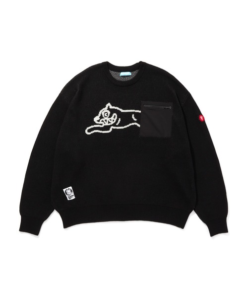 NYLON POCKET KNIT SWEATER