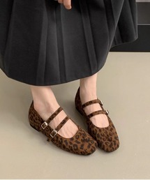 shyam inspiration（シャムインスピレーション）の「スエード風フラットメリージェーンパンプス（パンプス）」