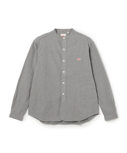 DANTON（ダントン）の「MEN'S COTTON FLANNEL BAND COLLAR SHIRT（シャツ/ブラウス・メンズ・アイボリー/オリーブ/グレー・40/42/38/44）」の3枚目の写真