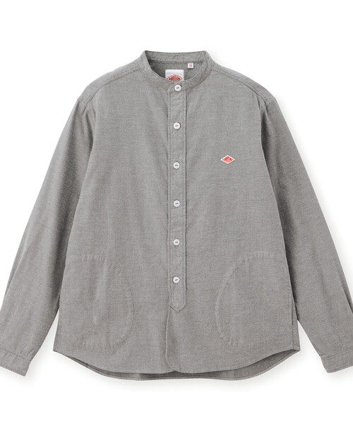 DANTON（ダントン）の「MEN'S COTTON FLANNEL BAND COLLAR SHIRT（シャツ/ブラウス・メンズ・アイボリー/オリーブ/グレー・40/42/38/44）」の7枚目の写真