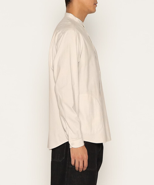 DANTON（ダントン）の「MEN'S COTTON FLANNEL BAND COLLAR SHIRT（シャツ/ブラウス・メンズ・アイボリー/オリーブ/グレー・40/42/38/44）」の5枚目の写真